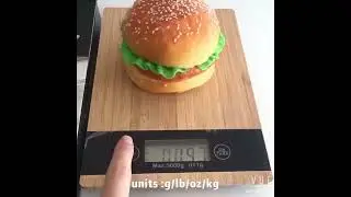 Кухонні дерев'яні ваги 5 кг 1г Electronic Kitchen Scale KE S