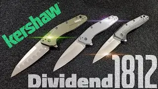 Kershaw&reg; Dividend - 1812, 1812GRY, 1812OLCB Comparison | Knife Review