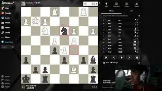 Speed Chess! My opponent resigned from a tense postion!