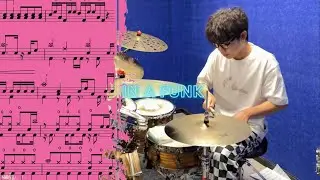 In a funk  by Bai Ming Ran drum cover 鼓譜 Drumtabs ドラム楽譜