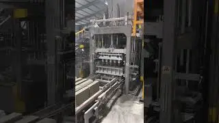 QUNFENG QS2000 Supersonic Series Kerbstone Production Line. #everyone #building #concreteblocks