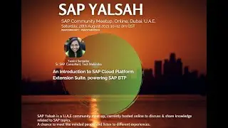 Introduction to SAP BTP Extension Suite by Yamini Sontakke