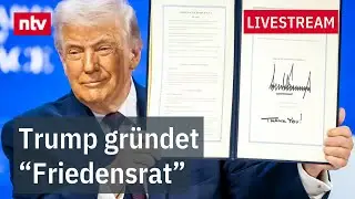 LIVE: Ankündigung von Trump zu sogenanntem Friedensrat