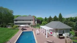 Drone shot of Terrapin Pool House