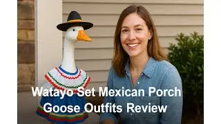 🎉 Watayo Set Mexican Porch Goose Outfits Review 🎉