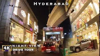 Madhapur To Jubilee Hills 4k Drive Tour (Night View) || Hyderabad