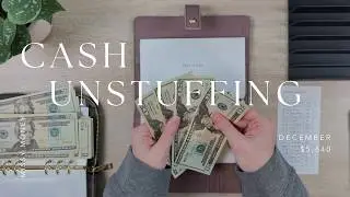 Cash Unstuffing $5,640 | Credit Card + Debit Card Purchases | Cash Envelopes | How to Cash Stuff