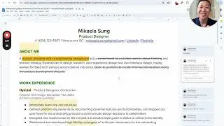 Upgrading a Product Designer R&eacute;sum&eacute; in under 60 seconds