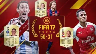 FIFA 17 | TOP 50 MEJORES JUGADORES | 50-31 | DjMaRiiO