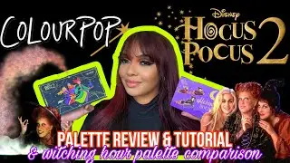ALL HALLOWS EVE | HOCUS POCUS 2 X COLOURPOP PALETTE REVIEW & TUTORIAL