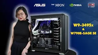 Beauty and the beast workstation Intel W9-3495X 56core 112 thread - Asus W790E SAGE SE