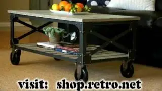 Vintage Industrial Inspired Furniture / Mid-Century Modern