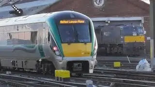Irish Rail 22000 Class Intercity Train Departing Connolly Station, Dublin