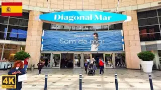 Centre Comercial Diagonal Mar-Barcelona,Spain🇪🇦-Walking Tour-2022-4k-HDR