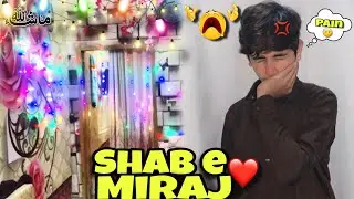 Shab e Miraj Mehfil in Home❤️🥹My mouth is swell🥲