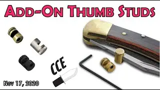 Add-On Thumb Studs - Make a 2 Hand Opening Knife a Thumb Stud Opener