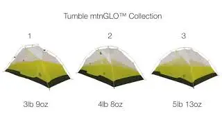 Ощутите комфорт встроенного освещения в двухместной палатке Big Agnes Tumble mtnGLO