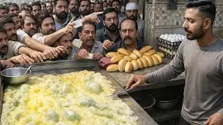 Pakistan's Double Egg Burger | Anda Shami Burger | Lahore Street Food