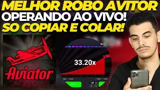 🔴OPERANDO Com o MELHOR ROB&Ocirc; Para AVIATOR! +90% Assertivo - Fiz R$500,00 OPERANDO Ao Vivo No Aviator!