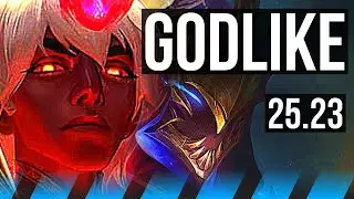 XERATH vs ZED (MID) | 10 solo kills, Godlike, 47k DMG | EUW Master | 25.23