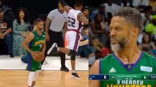 Mahmoud Abdul-Rauf turns into Steph Curry & trolls Robert Hite with fake move