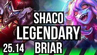 SHACO vs BRIAR (JGL) | Legendary, 37k DMG | EUW Diamond | 25.14
