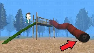 SLIDE IN THE WOODS...