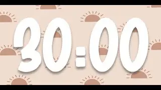 30 Minute Boho Timer | 30 Minute Classroom Timer | Boho Classroom Timer