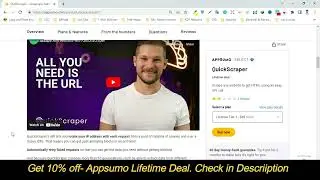 QuickScraper Review: Appsumo Lifetime Deal & Demo Video | Scrape any Website