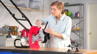 Honda FG110 25cc 9 in. Front Tine Tiller - Adjusting the Drag Bar