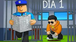 13 NOITES PRESO&hellip; ISSO ERA PRA DAR ERRADO 😱 | Cave para Escapar (Roblox)