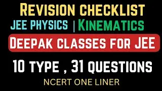kinematics JEE ONE SHOT | JEE CHAPTER WISE PYQ I  projectile motion for JEE| NCERT LINE BY LINE