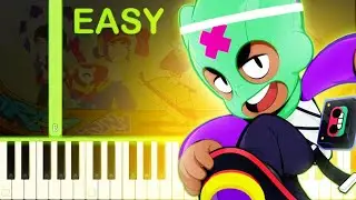 Ollie, The King of Starr Park - Brawl Stars Song - EASY Piano Tutorial