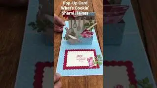What&rsquo;s Cookin&rsquo; Pop-Up Card - see website blog for tutorial- Stamping Sunday July 2021