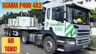 Scania P400 4X2 | Undercarriage Footage | 60 Tons