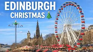 Edinburgh Christmas Market | 4K 60fps | Scotland