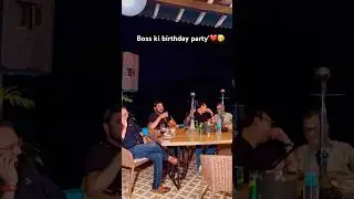 Birthday party with beautiful Shisha | Shisha lounge goa #hookah #shortsfeed #shorts #birthday