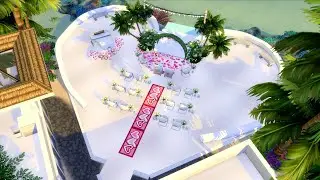 💒💒Sparkd challenge entry - heart shape beach wedding with dining💒💒