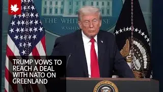 Trump vows to reach a deal with NATO on Greenland