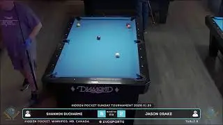 SHANNON DUCHARME vs JASON DRAKE - HIDDEN POCKET - TABLE 9 | EvoSports
