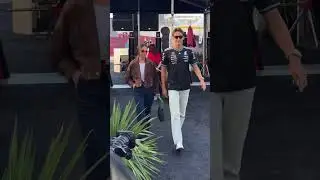 Джордж Рассел прибыл со своей девушкой Кармен в день гонки в COTA #F1 #Formula1
