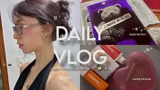 daily vlog ⟡ ݁₊ | blind bag sylvanian, manhã tranquila, encontro do clube do livro, comprinhas, grwm