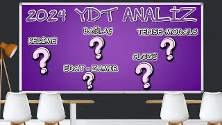 2024 YDT (yksdil) SORULARI ÇÖZÜMÜ, ANALİZ VE GENEL DEĞERLENDİRME #2024ydt #2024yksdil #ydt #yksdil