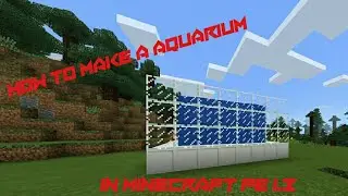 MCPE|How to make a Aquarium 1.3 beta