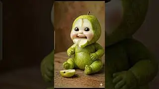 Guava baby eat#nhs world #Ai videos#asmr-a#