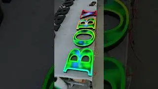 Waterproof sun protection and automatic color-changing made in China led sign. #sign #signage #led