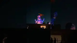 Pitra parvat laser light show Indore, pitreshwar hanuman dham #hanuman #bajrangbali #explore #travel