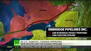 Canada approves new pipeline to carry tar sand oil to US