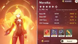 MAVUIKA COMPLETE PRE-FARM GUIDE: Artifacts, Ascension, Talents & Weapon Materials - Genshin Impact