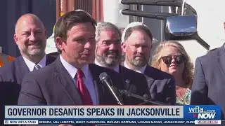 Gov. DeSantis, FDOT Secretary hold press conference in Jacksonville